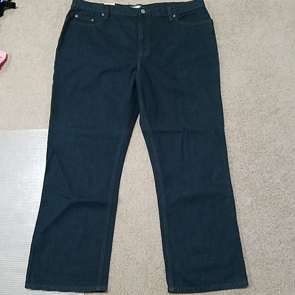 Men's Outdoor Life Relaxed Fit Denim Blue Jeans 40 NWT Straight Leg